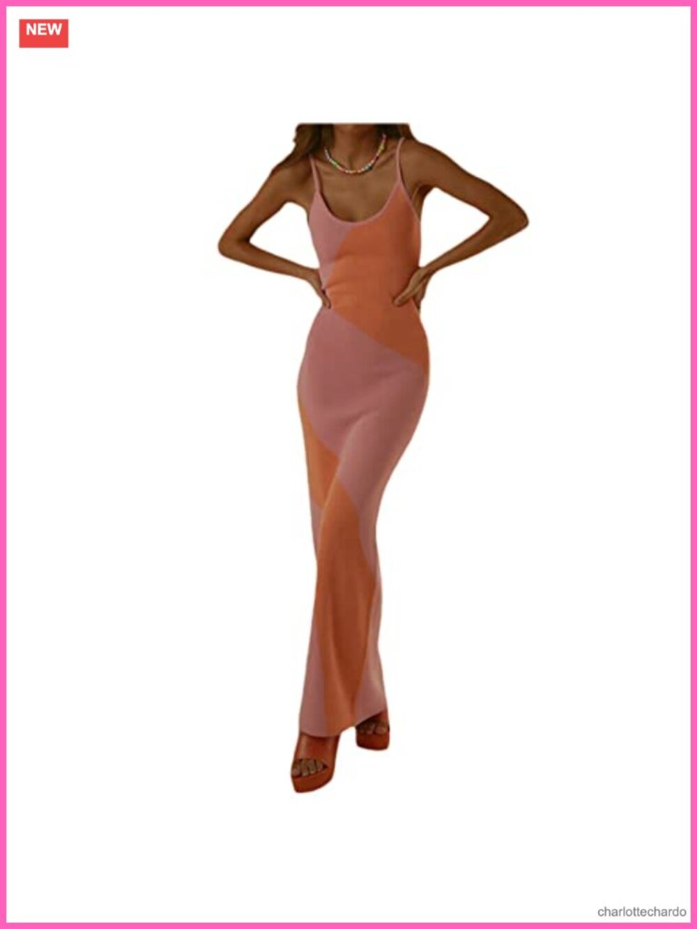 Knit Bodycon Maxi Dress Sleeveless Cut Out Backless Y2K Summer Club
